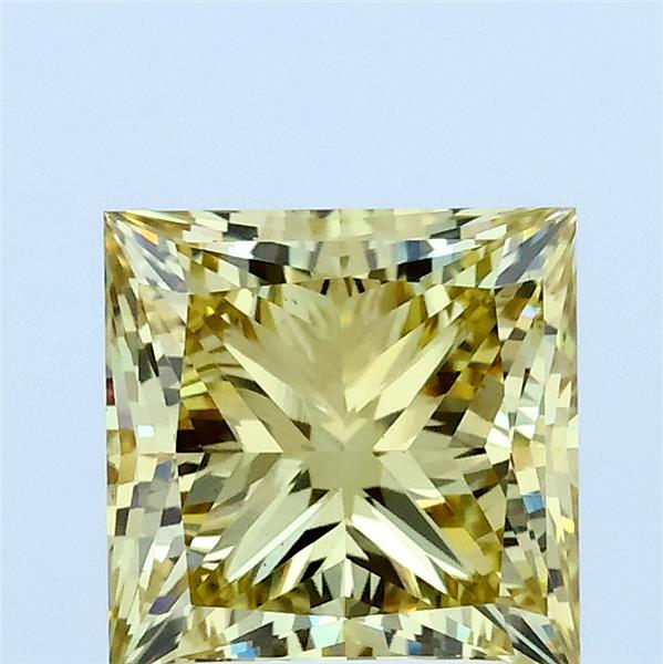 2.06ct Princess FANCY YELLOW VS1 Lab Created Diamond