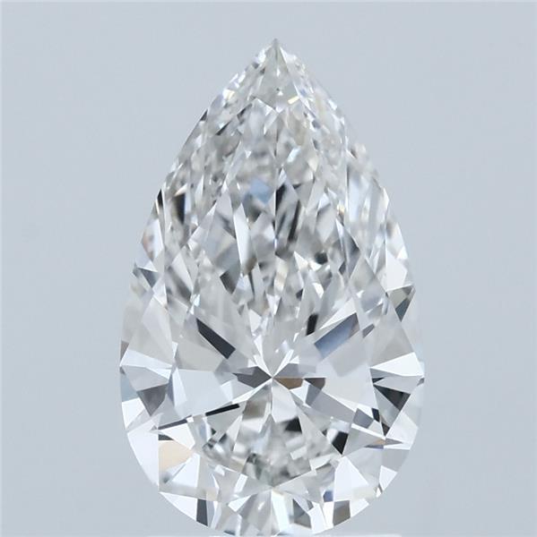 2ct Pear F VVS2 Lab Created Diamond
