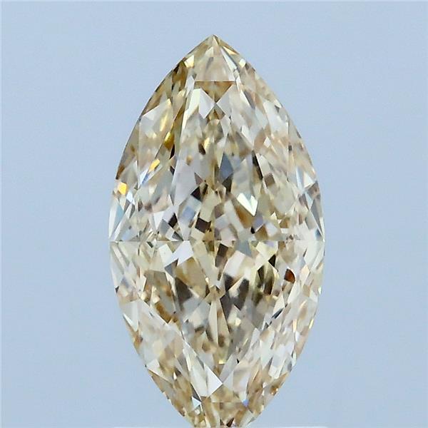 1.62ct Marquise LIGHT YELLOW VVS2 Lab Created Diamond