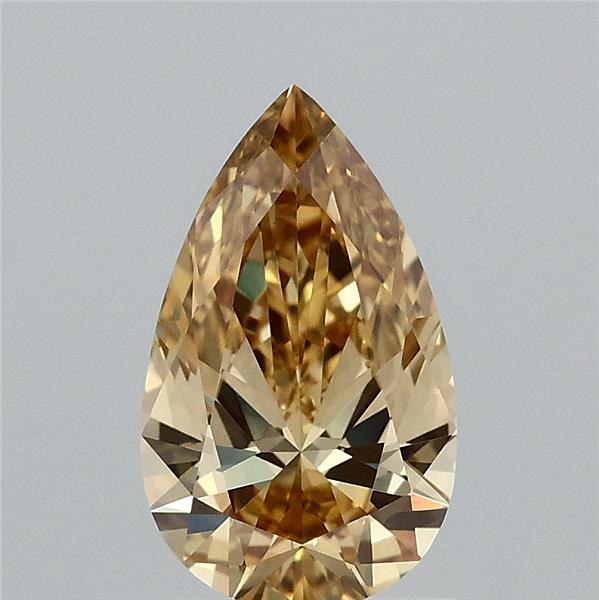 1.15ct Pear FANCY INTENSE YELLOW VVS2 Lab Created Diamond