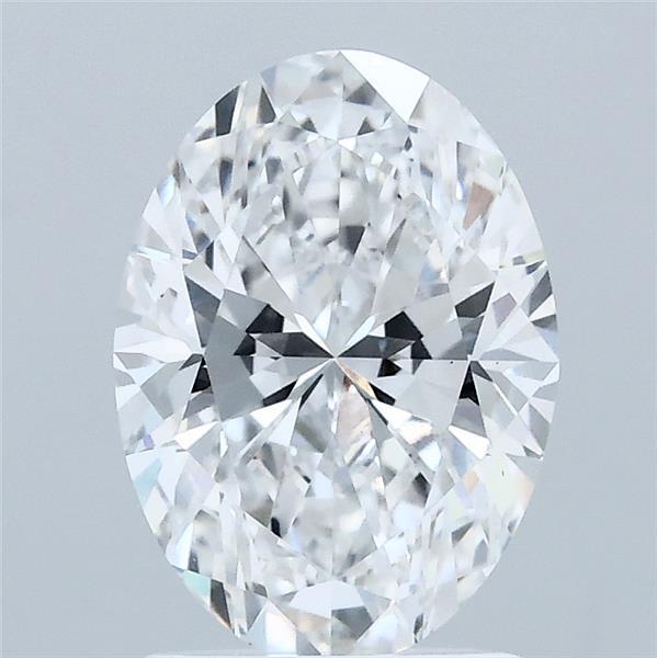 1.8ct Oval D VS1 Lab Created Diamond