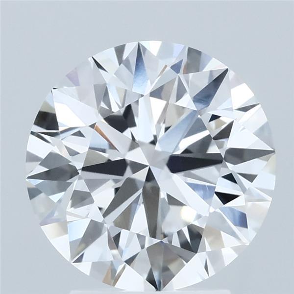 3.02ct Round D VVS1 Lab Created Diamond