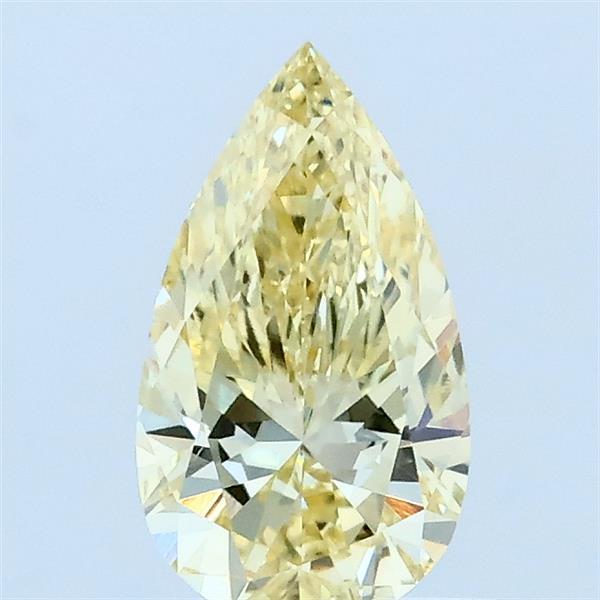 0.8ct Pear FANCY YELLOW VS1 Lab Created Diamond