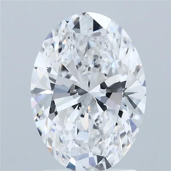 2ct Oval D VVS2 Lab Created Diamond