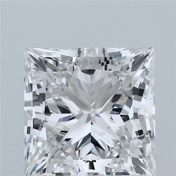 3.07ct Princess F VS1 Lab Created Diamond