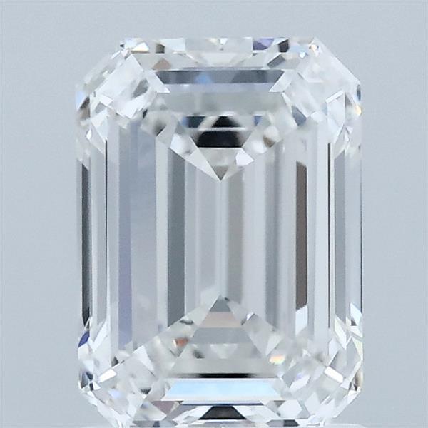 1.53ct Emerald E VVS2 Lab Created Diamond