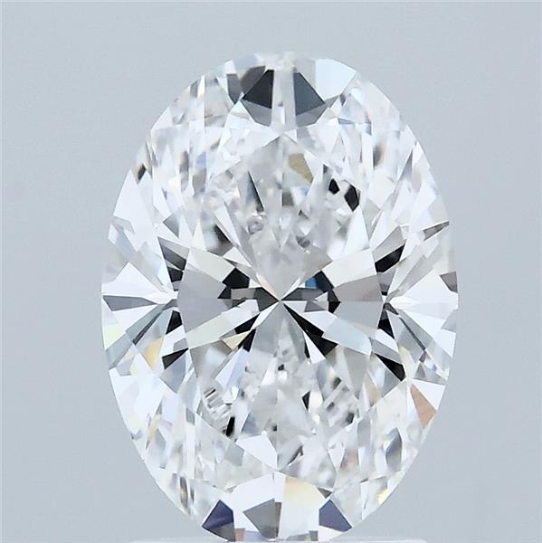 2.01ct Oval D VVS2 Lab Created Diamond
