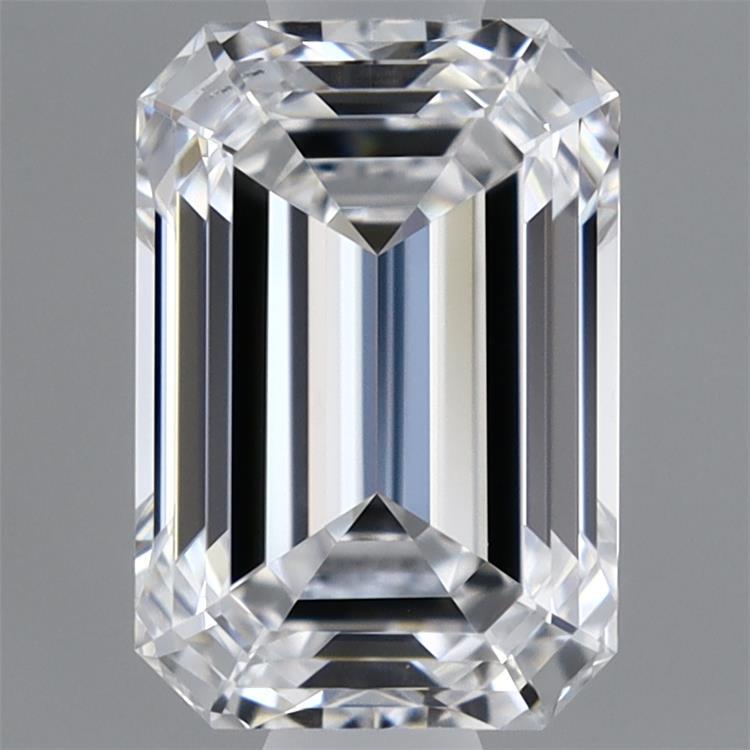 0.97ct Emerald D VS2 Lab Created Diamond