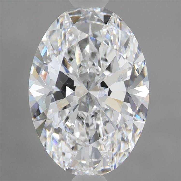 2.06ct Oval D VVS2 Lab Created Diamond