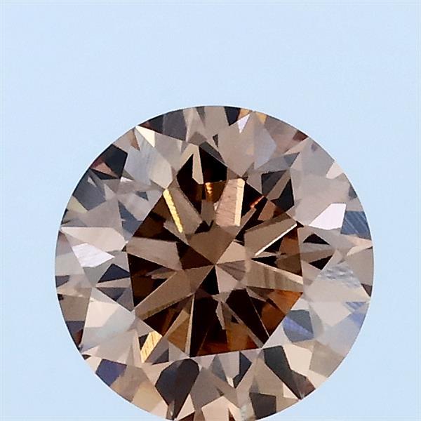 1.03ct Round FANCY BROWN VVS2 Lab Created Diamond