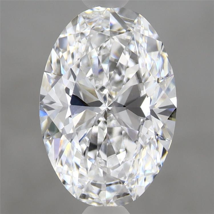 2ct Oval D VVS1 Lab Created Diamond