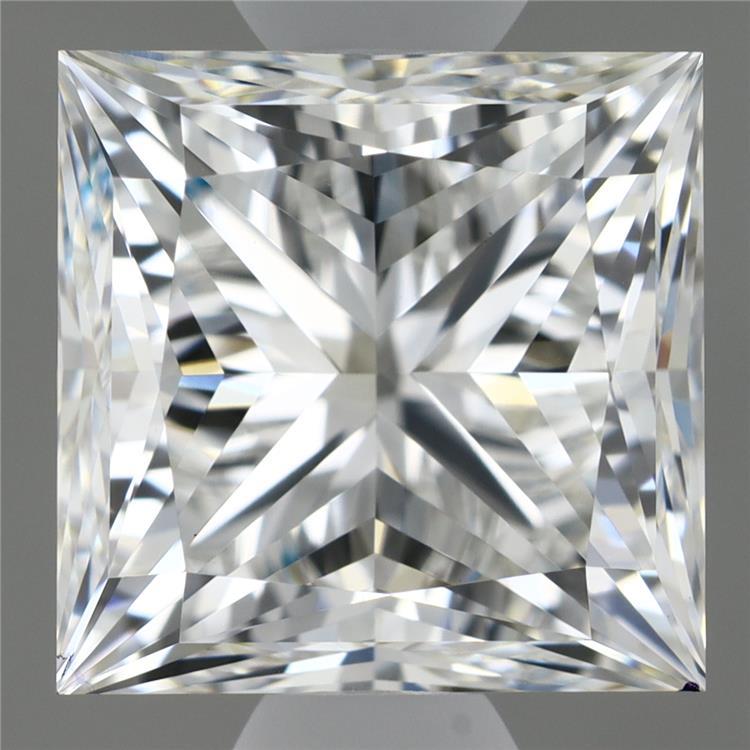 2.58ct Princess F VVS2 Lab Created Diamond