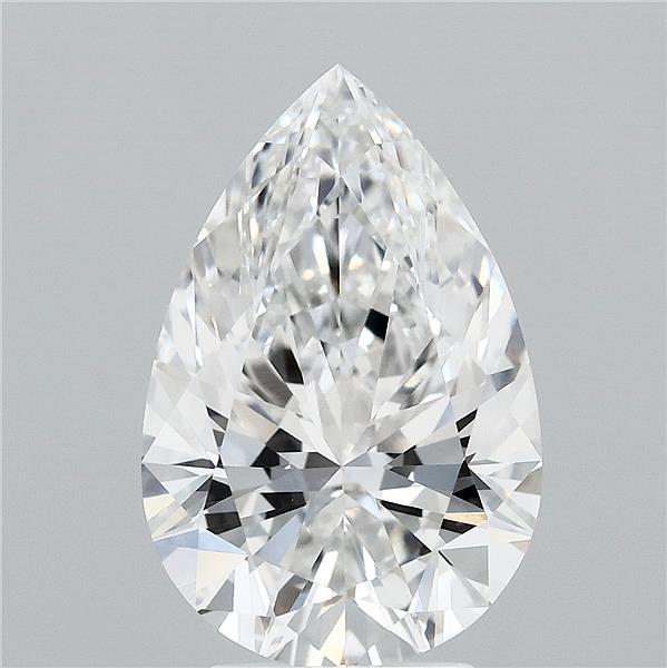 4.01ct Pear E VVS1 Lab Created Diamond
