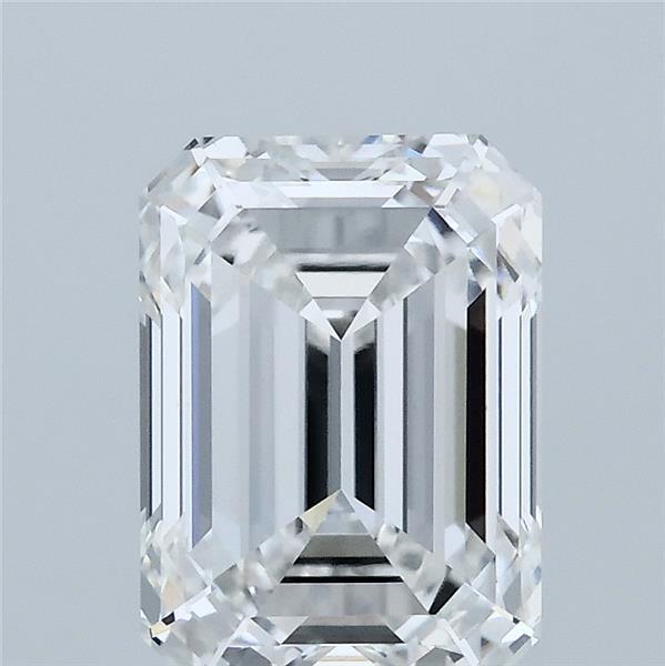 3ct Emerald E VVS2 Lab Created Diamond