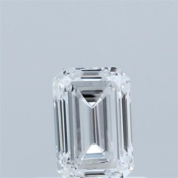 0.52ct Emerald D VVS2 Lab Created Diamond