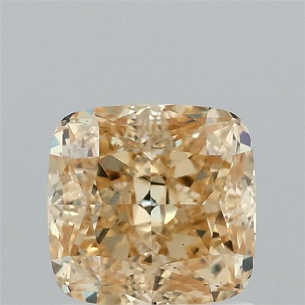 1.51ct Cushion FANCY INTENSE YELLOW VS2 Lab Created Diamond