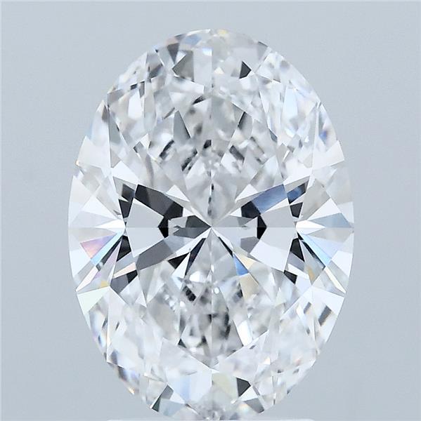 2.69ct Oval D VVS2 Lab Created Diamond