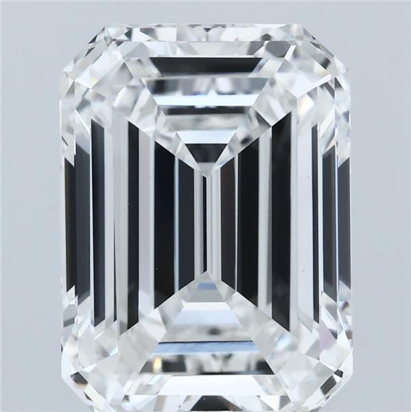 7.37ct Emerald E VVS2 Lab Created Diamond