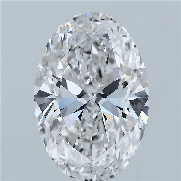 3.08ct Oval E VVS2 Lab Created Diamond