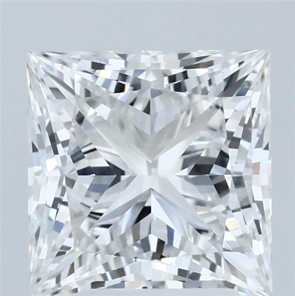 3.25ct Princess E VVS2 Lab Created Diamond