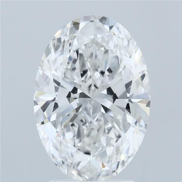 3.03ct Oval E VVS2 Lab Created Diamond