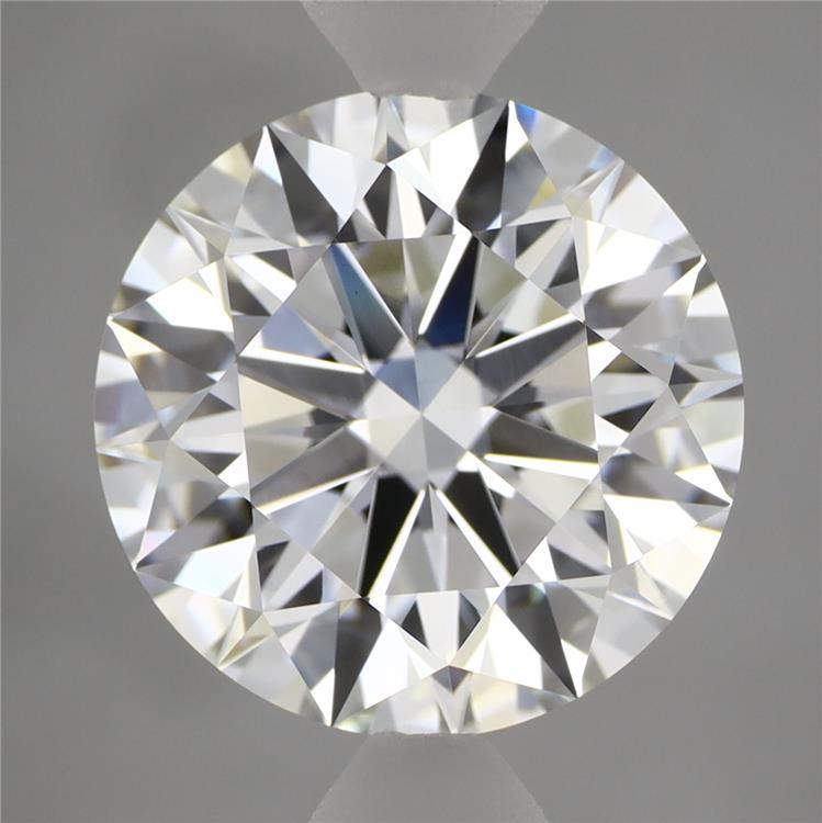 4.08ct Round F VVS2 Lab Created Diamond