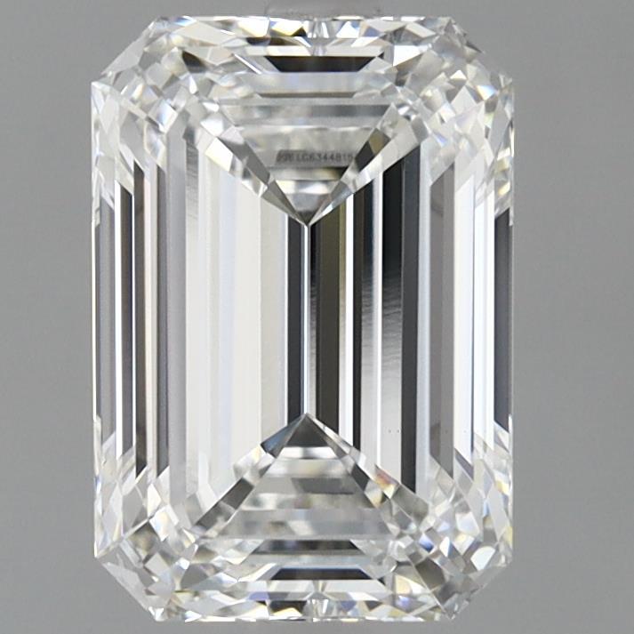 2.06ct Emerald E VVS2 Lab Created Diamond