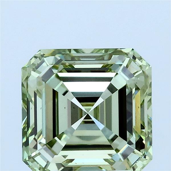 2.12ct Asscher FANCY INTENSE GREEN VS2 Lab Created Diamond