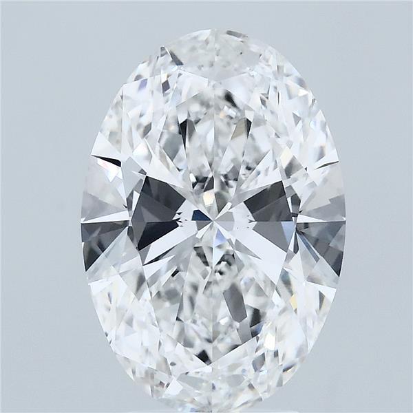 4ct Oval E VS1 Lab Created Diamond