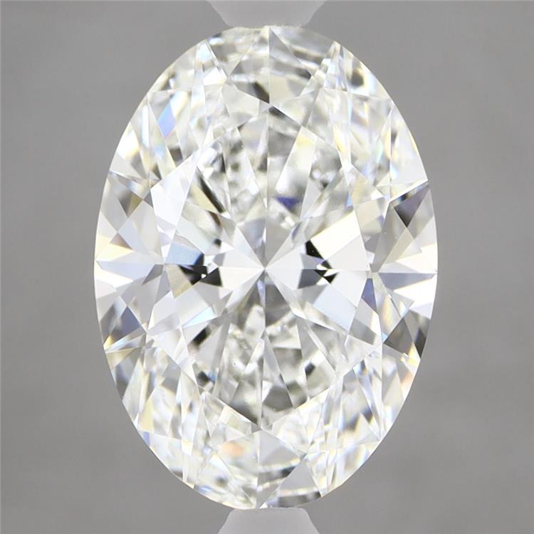 2.98ct Oval F VVS2 Lab Created Diamond