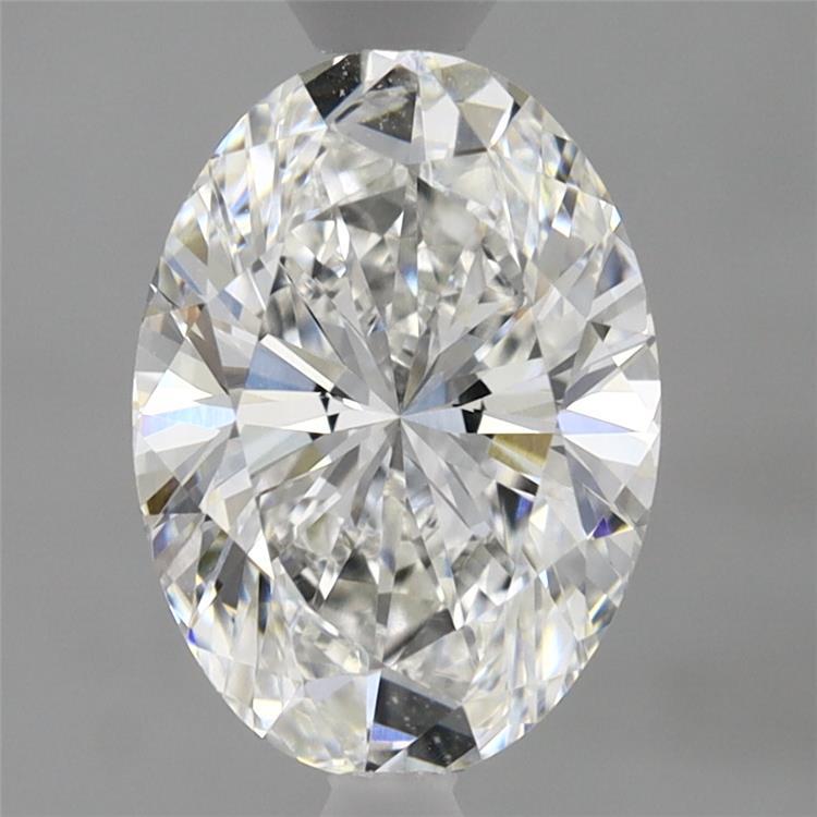 2.06ct Oval F VVS2 Lab Created Diamond