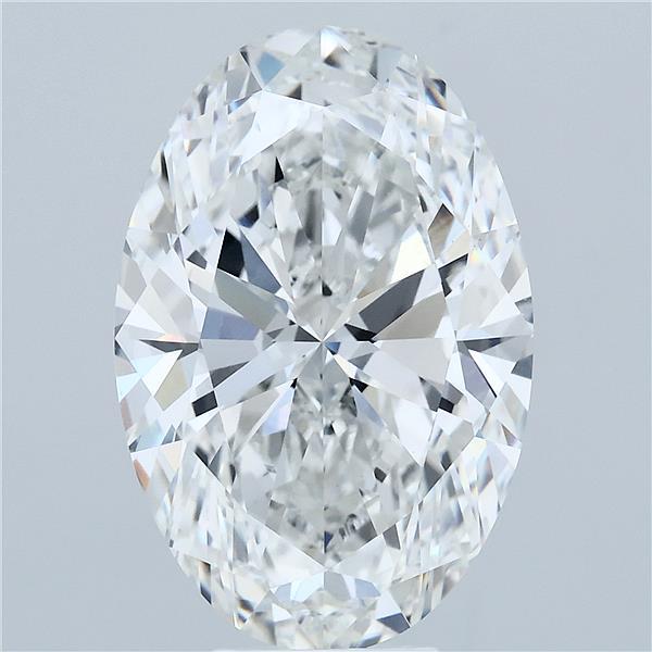 8.07ct Oval F VVS2 Lab Created Diamond