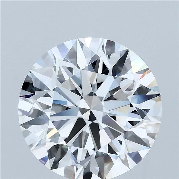 4ct Round E VVS2 Lab Created Diamond