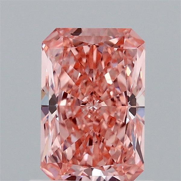 1.03ct Radiant FANCY VIVID PINK VS1 Lab Created Diamond