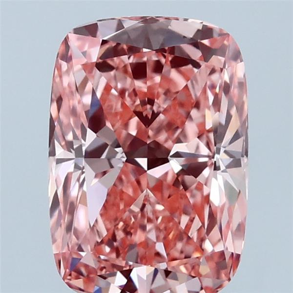 1.94ct Cushion FANCY VIVID PINK VS1 Lab Created Diamond
