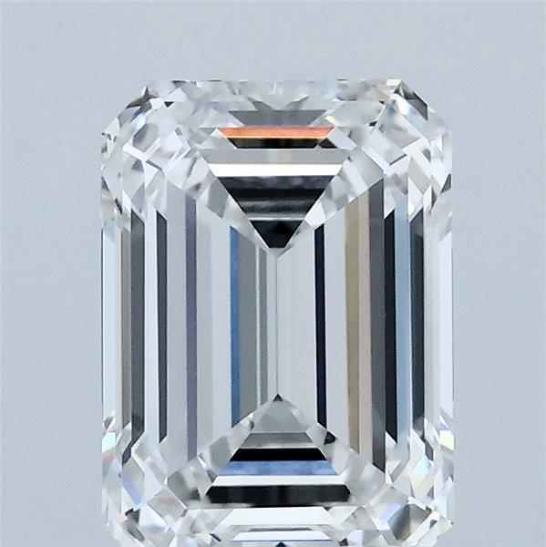 2.11ct Emerald D VVS1 Lab Created Diamond