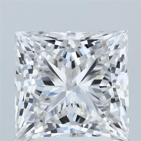 3.02ct Princess F VVS2 Lab Created Diamond