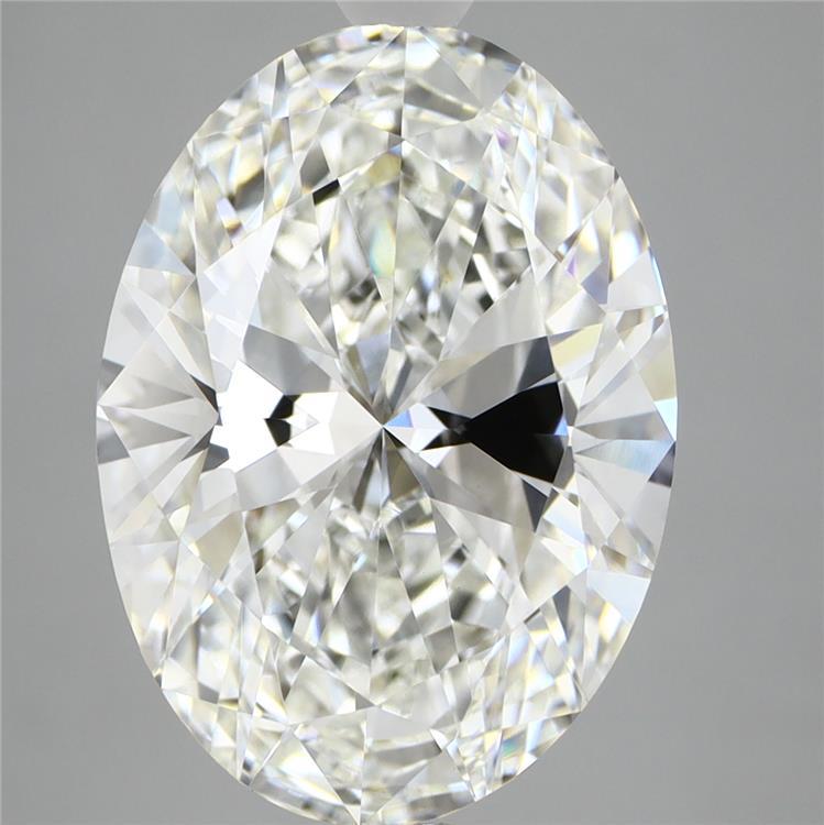 6.06ct Oval F VVS2 Lab Created Diamond