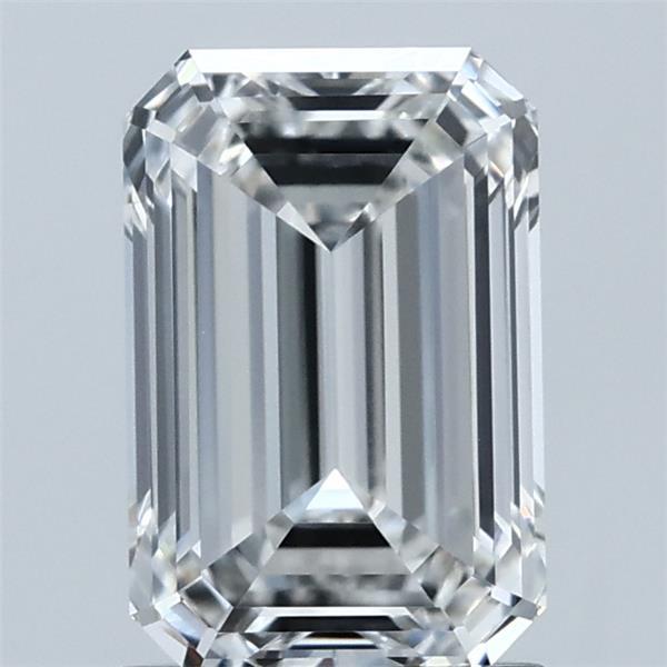 1.73ct Emerald F VVS1 Lab Created Diamond