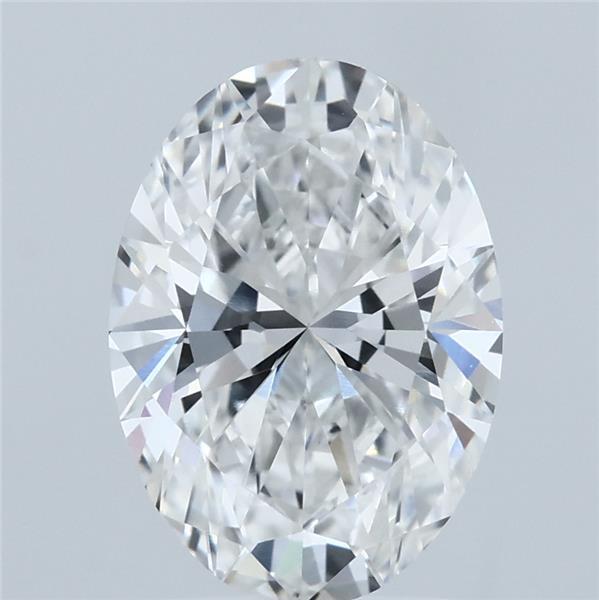 2.59ct Oval E VVS1 Lab Created Diamond