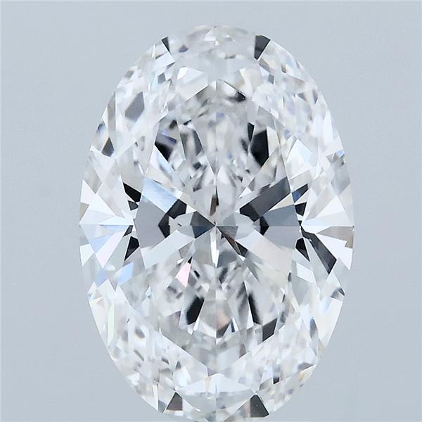 3.1ct Oval E VVS2 Lab Created Diamond