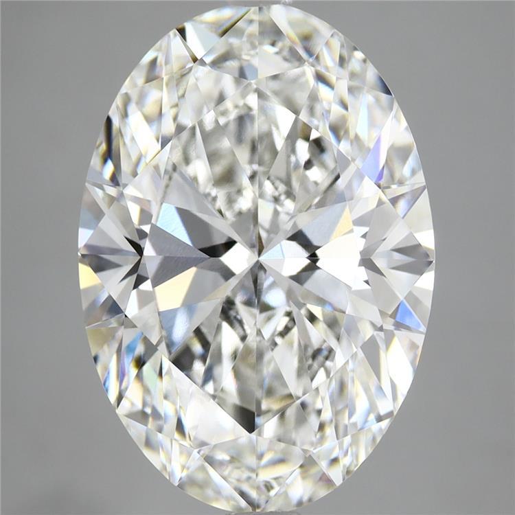 7.02ct Oval F VVS2 Lab Created Diamond