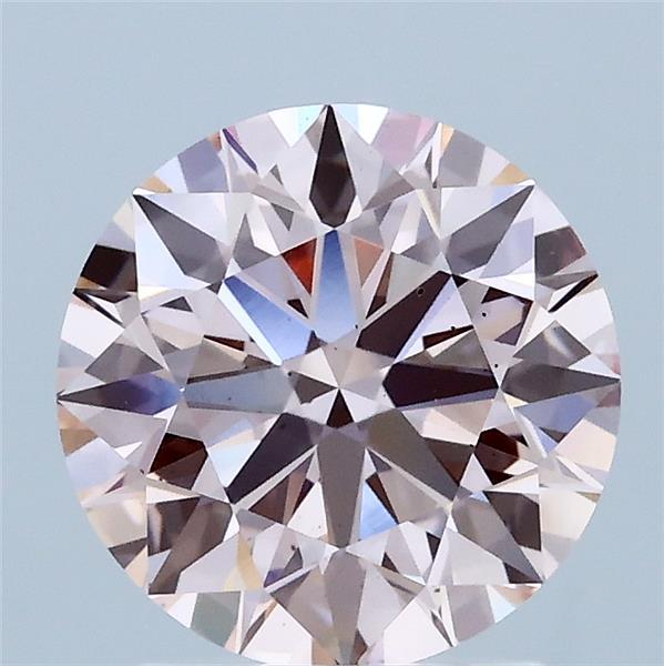 2ct Round FANCY INTENSE PINK VS2 Lab Created Diamond