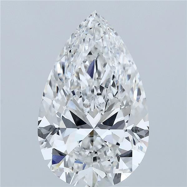 4ct Pear F VS1 Lab Created Diamond