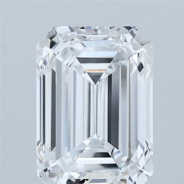 2.02ct Emerald D VVS2 Lab Created Diamond