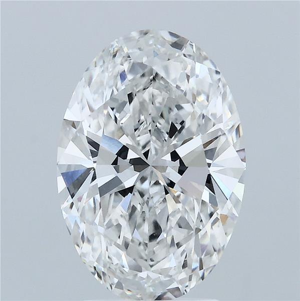 3ct Oval E VS1 Lab Created Diamond