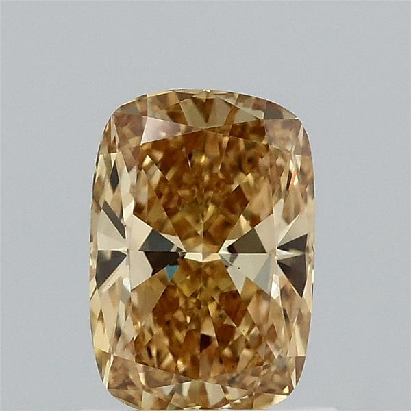 1.02ct Cushion FANCY INTENSE YELLOW VS1 Lab Created Diamond