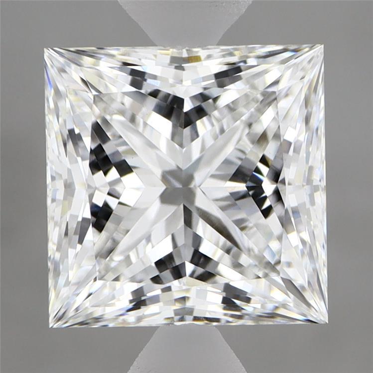 3.82ct Princess E VVS2 Lab Created Diamond