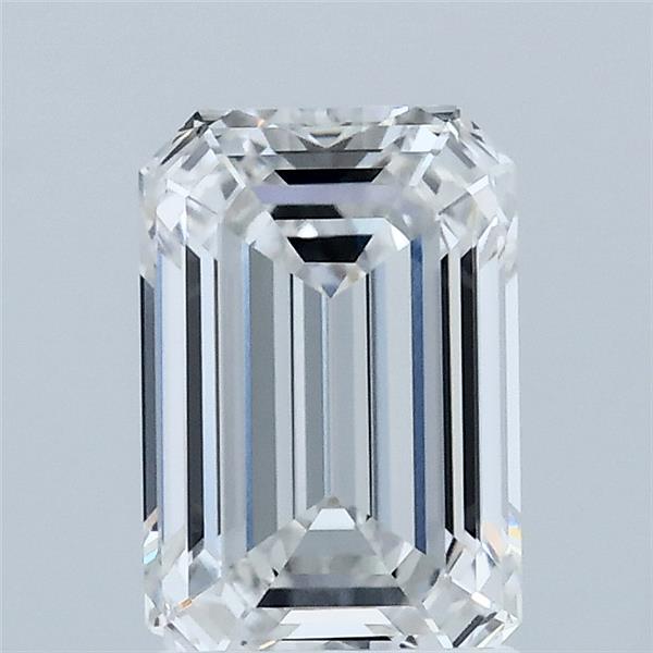 1.55ct Emerald E VVS2 Lab Created Diamond