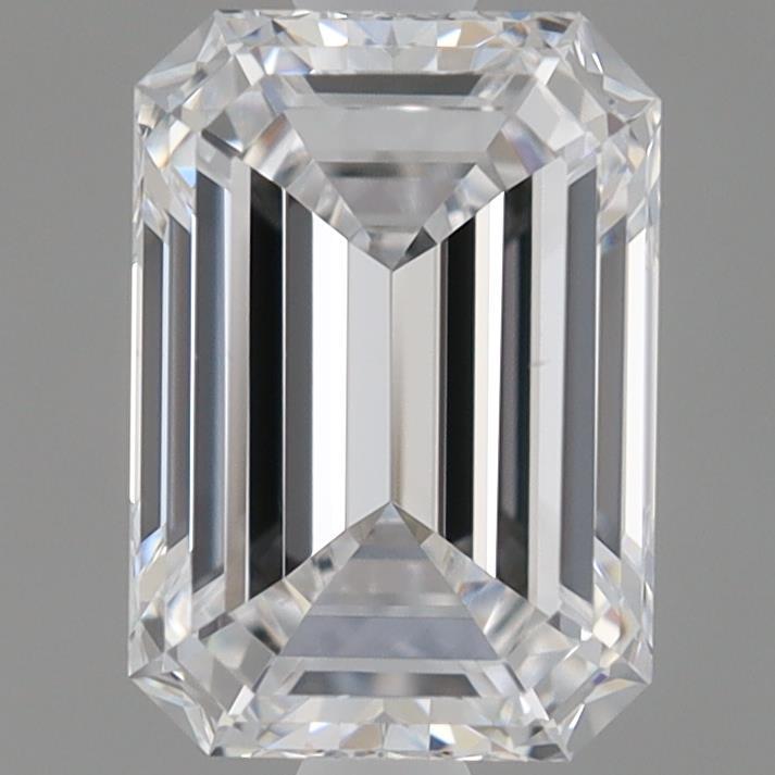 0.97ct Emerald D VS2 Lab Created Diamond